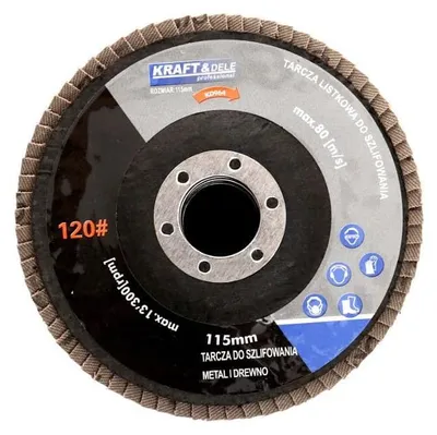 Zdjęcie produktu dla Tarcza szlifierska Kraft & Dele KD961 115 mm P60