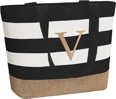Immagine prodotto di Borsa da spiaggia personalizzata da donna, borsa della spesa capiente con cerniera