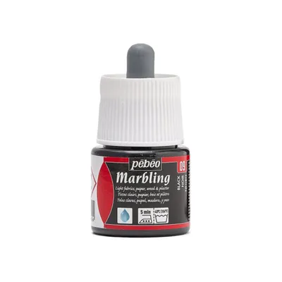 Produktbild von Pebeo Marmoriertinte, 45 ml, Schwarz