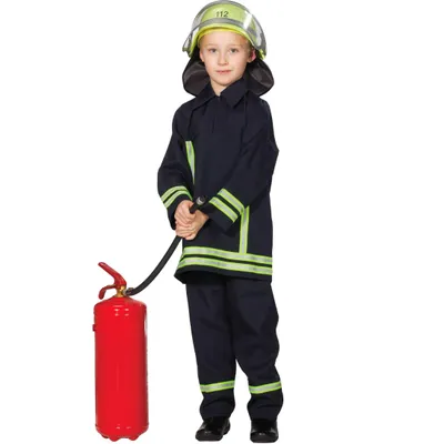 Produktbild von Feuerwehrmann-Anzug, Größe:104