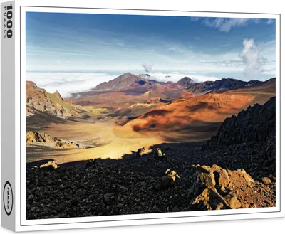 Produktbild von raxxa Premium-Puzzle "Kraterlandschaft mit markanten Schatten", 1000 Teile