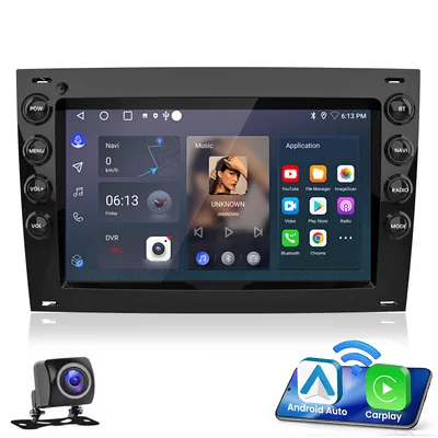 Immagine prodotto di 2+64G 7" Android 15 Autoradio Carplay Per Renault Megane II 2002-2009 GPS Navi WIFI BT USB RDS FM DAB+ SWC