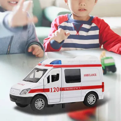 Produktbild von Spielzeugauto, Legierung Spielzeugauto, Ambulanz Spielzeug, 1:32 Spielzeugauto, Spielzeugauto Modell