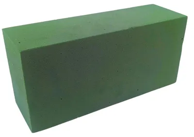 Productafbeelding van Schuimblokken - Nat- en droogschuim voor bloemarrangementen - 23 x 11 x 8 cm - Groen