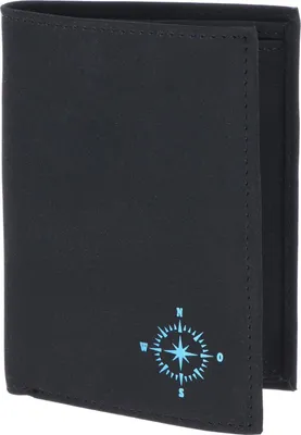 Produktbild von oxmox Geldbörse New Cryptan RFID Protect Kombibörse Windrose 2.0 Print Cyan Black schwarz