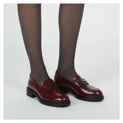 Obrázok produktu pre Dámske elegantné bordové mokasíny MARISA