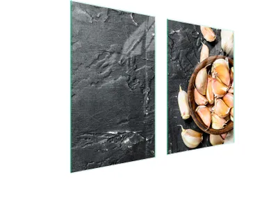 Obrázek produktu pro Skleněný Ochranný Panel Do Kuchyně 65X52 Knobblauch
