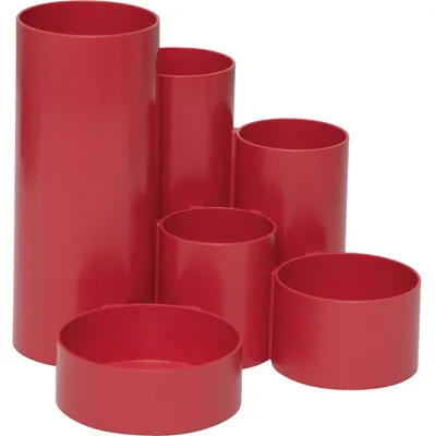 Immagine prodotto di MAUL astuccio per matite MAULtubo in plastica riciclata 15,3 x 15,2 x 12,6 cm rosso