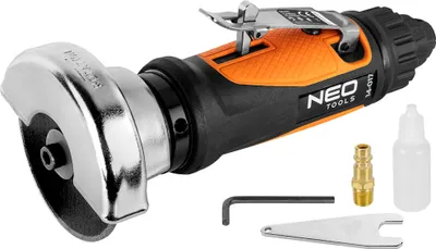 Obrázok produktu pre NEO TOOLS Pneumatický rezací stroj, 75 mm nôž, max. tlak 6,3 bar, priemerná spotreba vzduchu 115 l/min, 18 000 ot