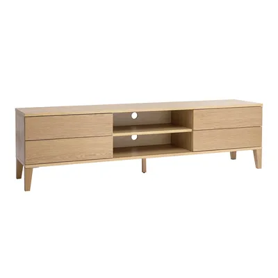 Produktbild von Miliboo - Skandinavisches TV-Möbel aus hellem Holz B180cm FREDDY