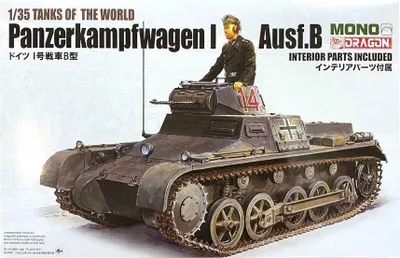 Obrázok produktu pre Model Kit tank MD001 - Pz.Kpfw.I Ausf.B w/INTERIOR (1:35)
