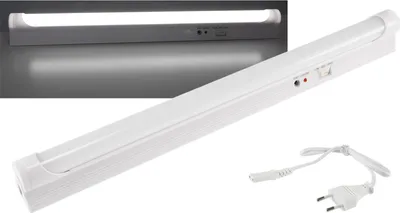 Produktbild von ChiliTec 21482 LED Notleuchte "CTNL-90 SMD-UB" Lithium Akku 2x 3,7V/2,2Ah, 9W, 40x4x3cm