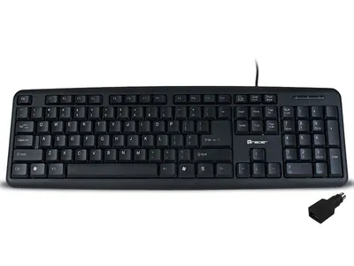 Zdjęcie produktu dla Tracer Maverick, Pełnowymiarowy (100%), Przewodowa, USB + PS/2, Membranowa, Czarny