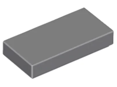 Produktbild von Lego® 1x2 Fliesen 3069 - 100 Stück Dunkles Bläuliches Grau