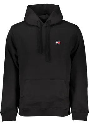 Produktbild von Herren Sweatshirt ohne Reißverschluss – Schwarz Langarm-Hoodie