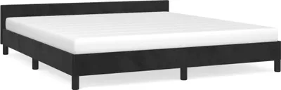 Immagine prodotto di vidaXL Struttura letto senza materasso nero 180x200 cm in velluto