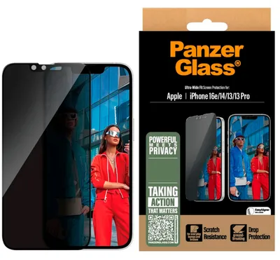 Image de Panzerglass Ultra-Wide Fit pour Iphone 16E / 14 / 13 / 13 Pro
