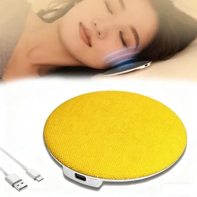 Produktbild von Bluetooth Schlaf Lautsprecher mit Bluetooth 5.4, 40 mm Treiber, Ultraflacher Kissenlautsprecher 11 mm, 20-48 h Akku, Type-C, privater Sound für Bett