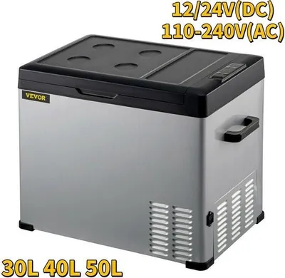 Zdjęcie produktu dla KOSMOS - Vevor przenośna lodówka - zamrażarka - 50 l - lodówka samochodowa - mini zamrażarka - przenośna lodówka kompresorowa - lodówka kempingowa - 12/24 V