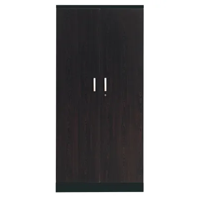Produktbild von Gürkan Stahlschrank 100126 tiefschwarz, wenge 92,0 x 42,0 x 195,0 cm