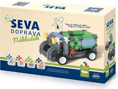 Obrázek produktu pro Stavebnice DOPRAVA Náklaďák plast 96 dílků