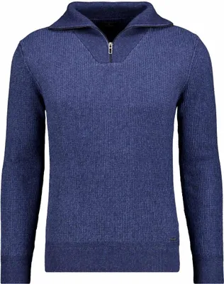 Productafbeelding van Ragman trui met geribde hals, tweekleurig, model 746862