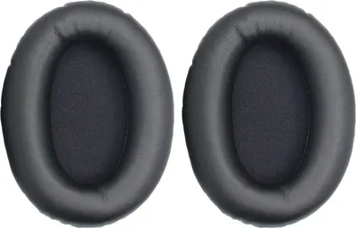 Image de Coussinet de casque de haute qualité, coussinets d'oreille de rechange respirants, compatible avec Kingston HyperX Cloud II (peau de protéine noire)