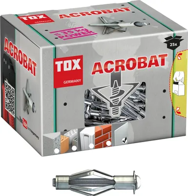 Produktbild von TOX  Metall-Hohlraumdübel Acrobat M5/37 (25 Stk.), 035101261
