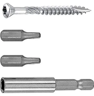 Obrázok produktu pre Skrutky na terasy Connex 5,0 x 60 mm TX 25 240 kusov nerezová oceľ A2