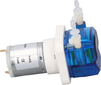 Image de Mini-pompe péristaltique, 180 ml/min, 6 W, auto-amorçante, pompe doseuse de liquides à usage de laboratoire, 24 V