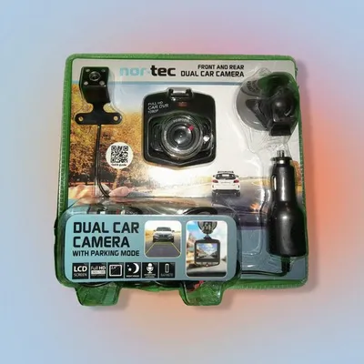 Image de Caméra embarquée Nor-Tec Dual Dashcam pour voiture - avant et arrière - caméra de recul
