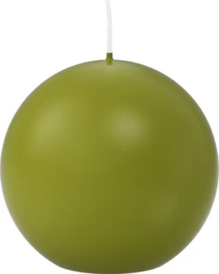 Produktbild von Kugelkerzen Grün Ø 70 mm, 12 Stück