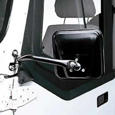 Zdjęcie produktu dla Lusterko boczne lusterko zewnętrzne czarne zestaw Jeep CJ 76-86 Wrangler YJ 87-95