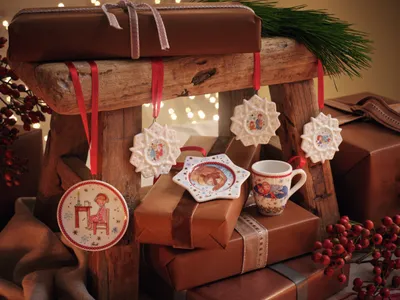Produktbild von Hutschenreuther Sammelkollektion 22 Weihnachtsabend Mini-Set 3tlg.Becher 02485-727412-28673/Abverkauf nur solange Vorrat reicht