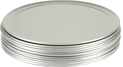 Immagine prodotto di Teglia rotonda per pizza in alluminio 12 pezzi Ø 380 mm