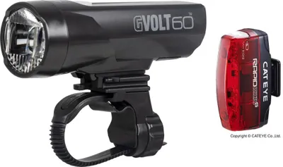 Produktbild von CAT EYE Beleuchtungskit GVolt 60 Kit HL-EL550GNRC + Rapid Micro G TL-LD620G