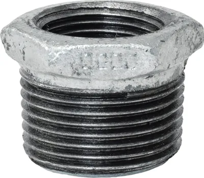Produktbild von Reduzierstück 2" x 1 1/4" AG/IG Reduzierung verzinkt: Größe: 2 Zoll Außengewinde x 1 1/4 Zoll Innengewinde