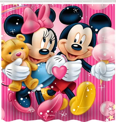 Immagine prodotto di Tenda multifunzionale di design 180x180 cm - Topolino e Minnie/con orsetto