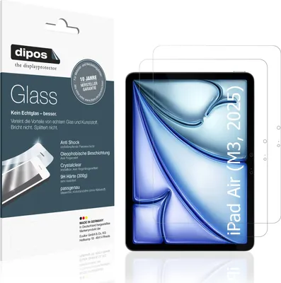 Obrázek produktu pro 2x dipos GlassCC Apple iPad Air 13 Zoll M3 7. Gen 2025