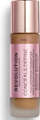 Produktbild von Makeup Revolution Conceal & Define, Oil Free, Foundation, F 12.5, 23ml