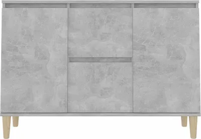 Produktbild von vidaXL Sideboard Betongrau 103,5x35x70 cm Holzwerkstoff
