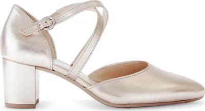 Produktbild von Gabor 1.343.32_6, Peeptoes & Slingpumps in Beige, metallik für Damen, Größe 38