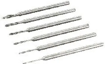 Imagen del producto de 3 Brocas helicoidales HSS de 0,3 mm de diámetro