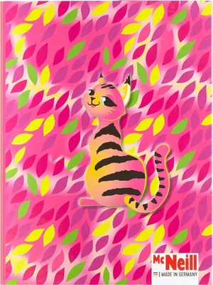 Produktbild von McNeill Heftbox A4 Crazy Cat pink
