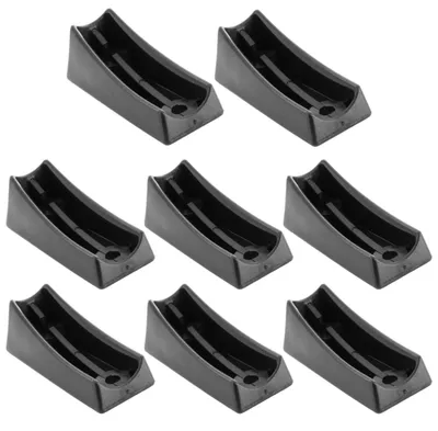 Image de Bouchons en plastique de 32 mm, lot de 8, pour pieds de chaises cantilever, protège le sol