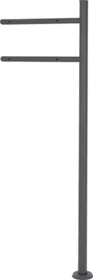 Obrázek produktu pro Volně stojící stojan na poštovní schránky ML-Design, 42,5x120 cm, antracit, z nerezové oceli