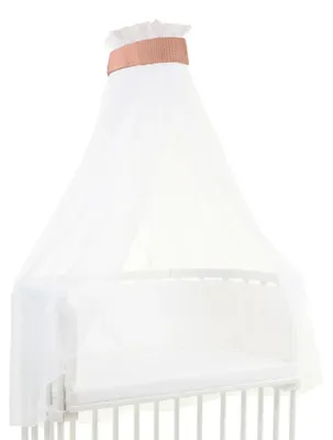 Produktbild von babybay Himmel Waffelpiqué mit Band passend für alle Modelle bis 96 cm Länge, apricot rosé