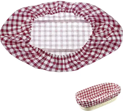 Zdjęcie produktu dla Westmark Bezug für Körbchen, oval groß, kariert 3201226K