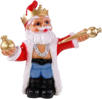 Productafbeelding van Tuinkabouter Koning - Majestueuze Dwerg - Tuin Decoratie - Weerbestendig PVC - 40 cm Hoog - Levendige Kleuren