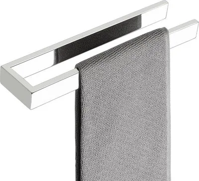 Obrázek produktu pro Držák na ručníky bez vrtání, 30 cm, samolepicí, leštěná nerezová ocel SUS304, vhodný do koupelny i kuchyně, odolný a stylový